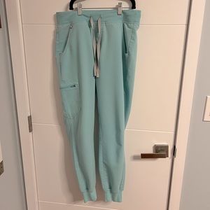 Figs Women’s Fresh Aqua Zamora Jogger Scrub Pants Small